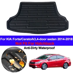 Car Rear Boot Cargo Liner Tray Trunk Floor Carpet Mats Carpets Pad Mat For Kia Forte K3 Cerato Sedan 2014 2015 2016 2017 2018