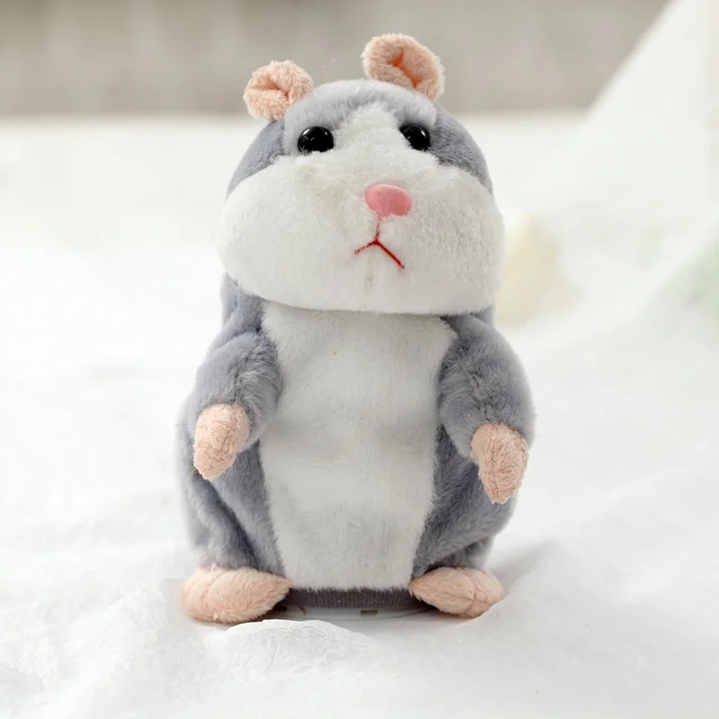 Lovely Talking Hamster  Sound Record Repeat Stuffed Plush Animal Kawaii  Toys  Promotion