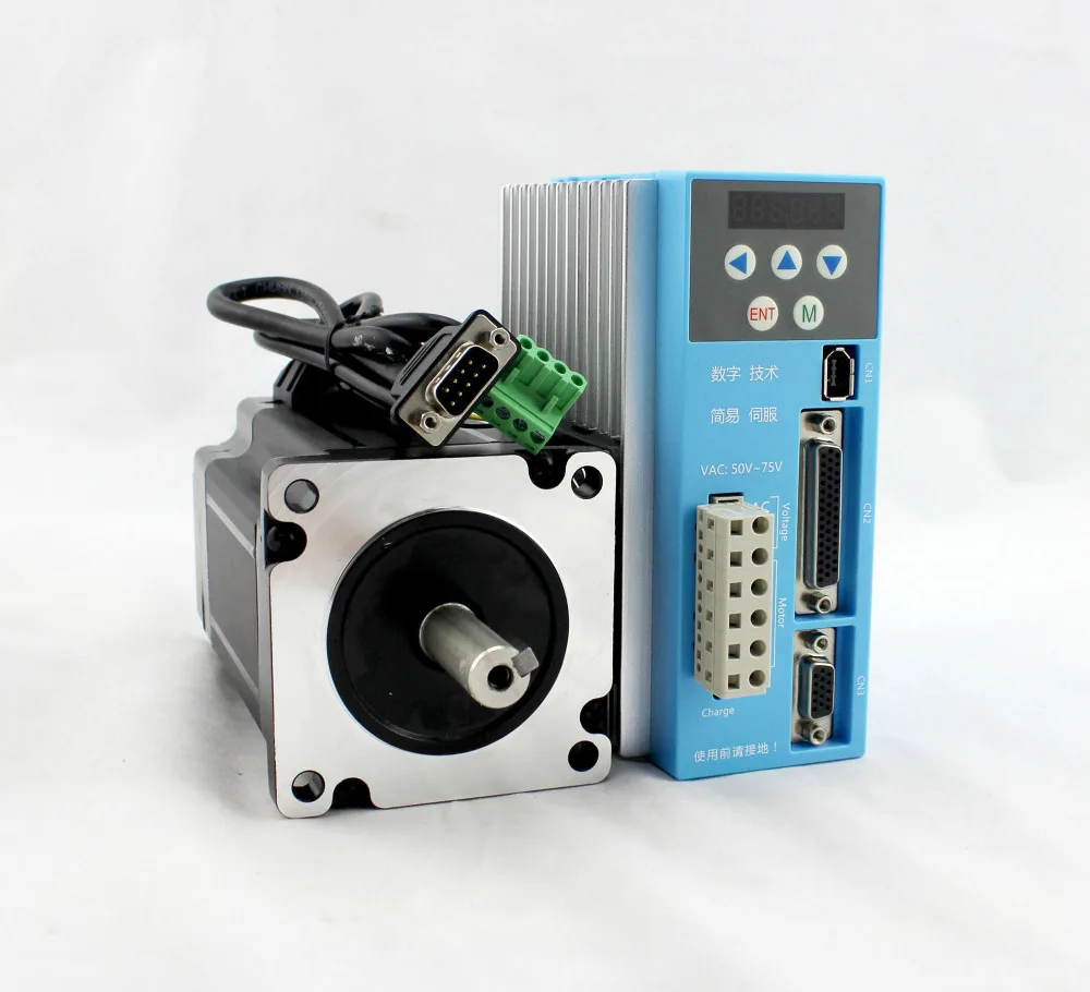 Good Nema 34 digital EASY SERVO motor kit 8.2Nm 8A 2 phase AC50-80V closed loop stepper motor and driver fast speed for CNC kit