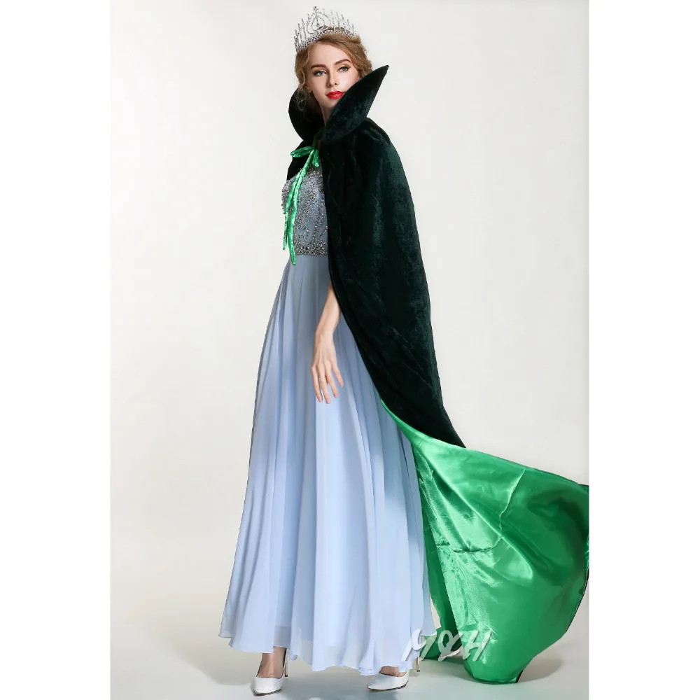 Fashion Pageant Velvet Cloak for Women Full Length 71