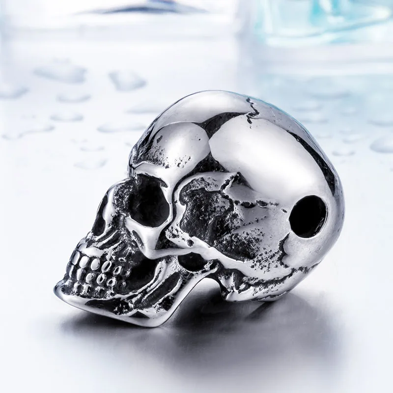 Beier New Store 316L Stainless Steel Pendant Necklace New Arrival Super Punk Skull Biker pendant  Fashion Jewelry  LLBP8-216PD