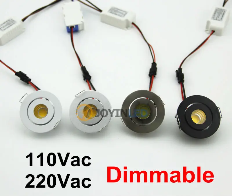Factory 3W Micro Led Spot Light White Miniature Mini COB LED Downlights 3W Small Recessed Spotlights Cob image 6