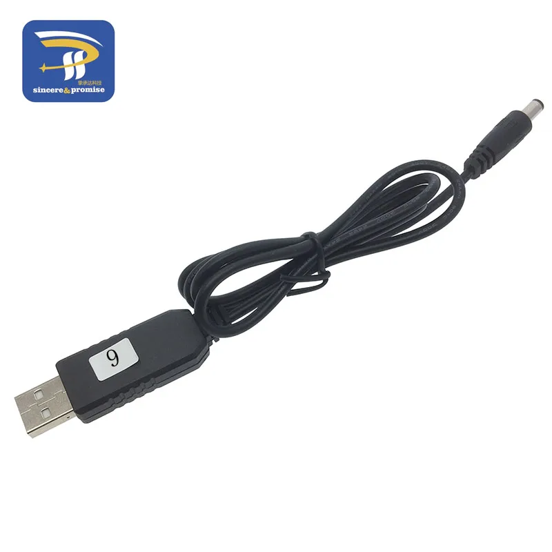 USB Power Boost Line DC 5V to DC 9V / 12V Step UP Module USB Converter Adapter Router Cable 2.1x5.5mm Plug