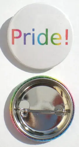 Badge Button Pins Rainbow Gay PRIDE low price custom pride metal lapel pin badges new round pin on badges