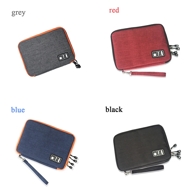 Luluhut étanche Ipad organisateur USB câble de données écouteurs fil stylo puissance banque de stockage de voyage sac kit cas numérique appareils