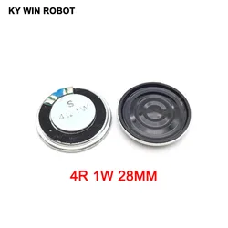 5 Stks/partij Nieuwe Ultra-Dunne Mini Speaker 4 Ohm 1 Watt 1 W 4R Speaker Diameter 28Mm 2.8cm Dikte 5Mm