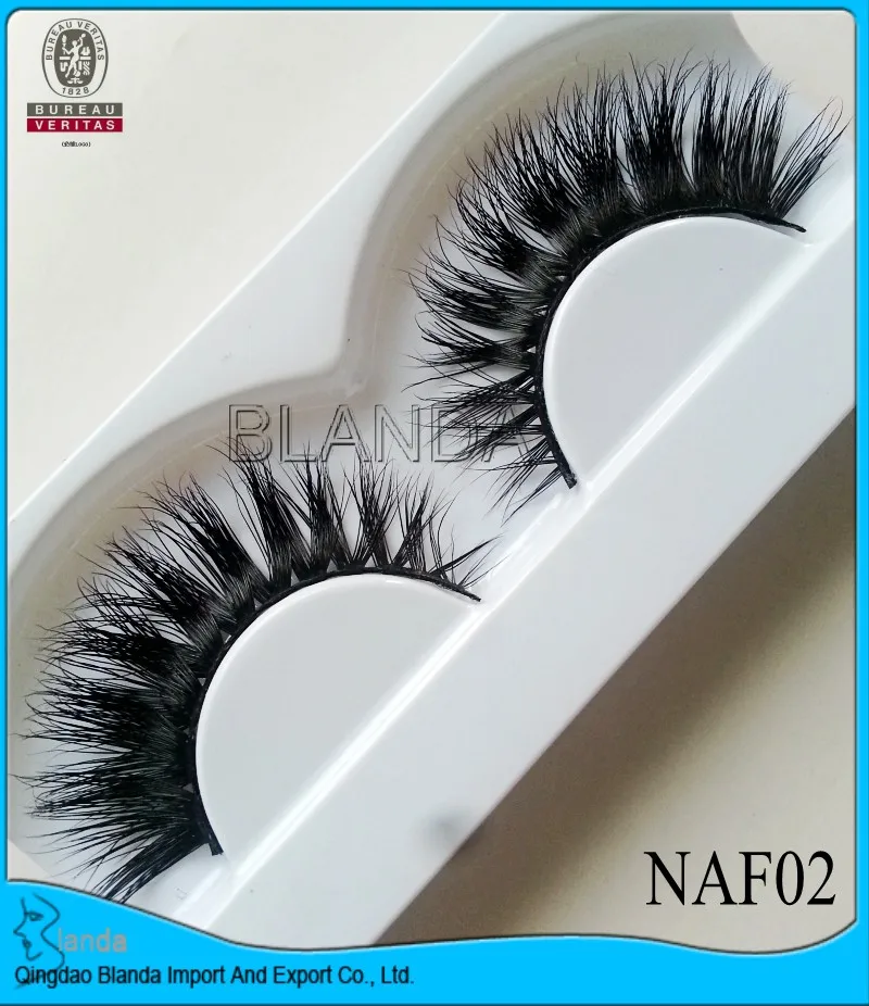 IN USA 300pair Eyelashes 3D Mink Fake Eyelashes Fluffy Soft Wispy Natural Cross Eyelash Extension Reusable Mink Makeup False Eye