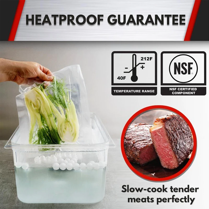 Misura per contenitore nova Sous Vide con coperchio per circolatore Sous Vide Cooker culinario capacità 11L