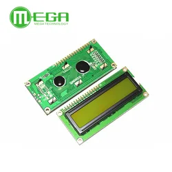 10PCS/LOT LCD1602 LCD 1602 Yellow and green screen with backlight LCD display LCD-1602-5V