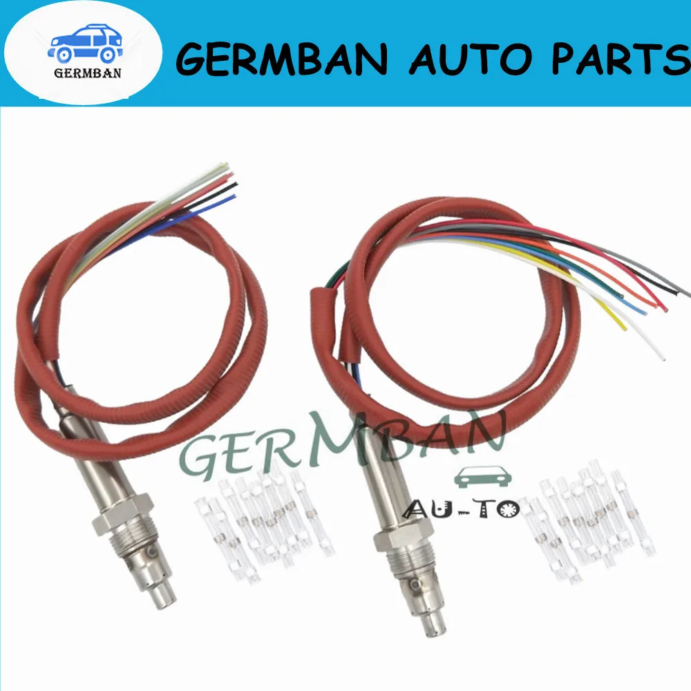 New Manufactured 2PCS 8-wire Nox Sensor Probe For BMW 328d 535d xDrive X5 Part No# 13628589844 13628589846