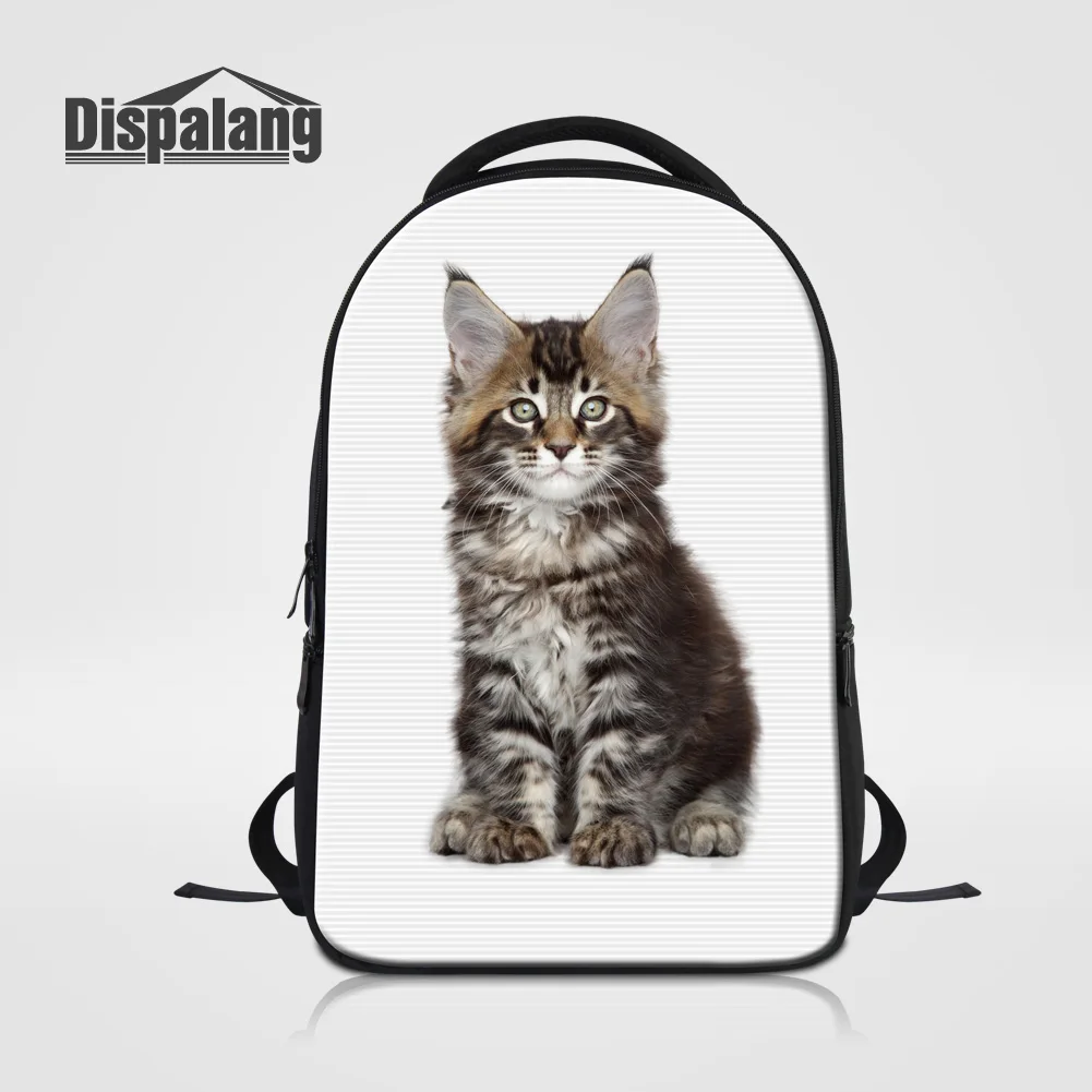 Dispalang Cat Printed Backpack For Laptop Notebook College School Bag Bookbags For Teenagers Women's Travel Shoulder Bag Bagpack