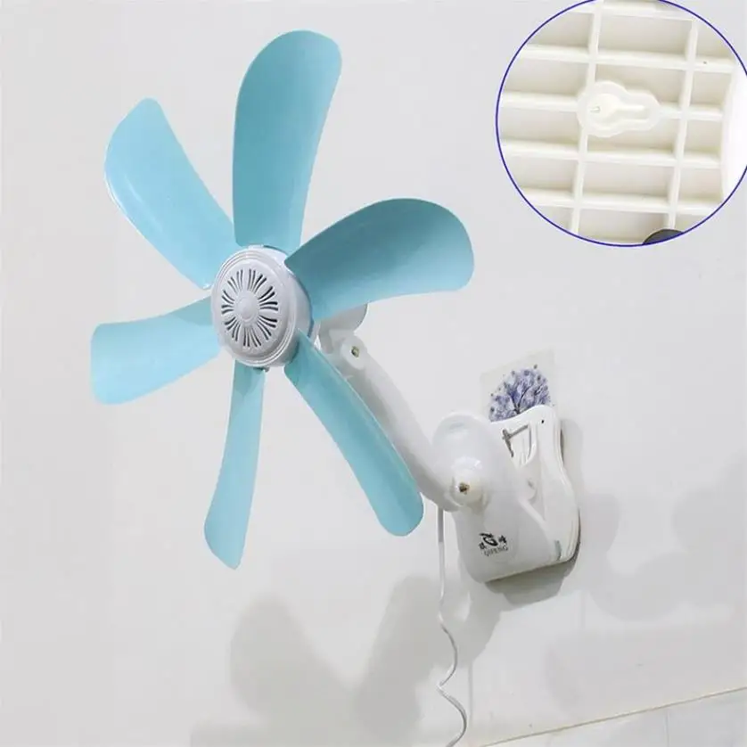 5 Leaves Electric Clip Fan Breezer Cooler Stroller Fans Electric Fan Multifunction ventilateur Wall hanging Table Folder Fan