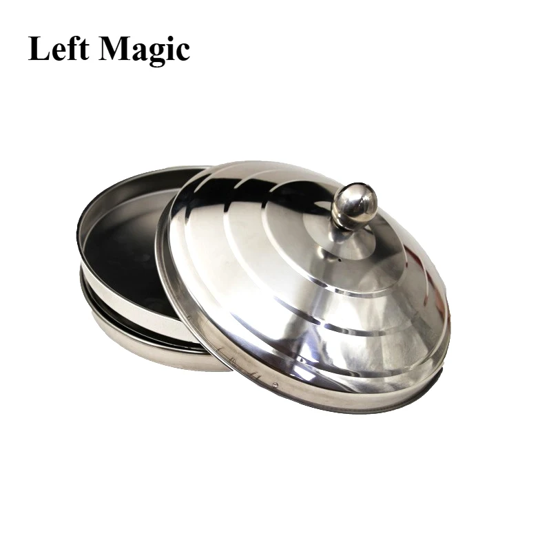 Large Dove Pan Of Collector - Silver Double Layer/Load Magic Tricks Appearing Stage Magic Props Illusions Accessories Gimmick