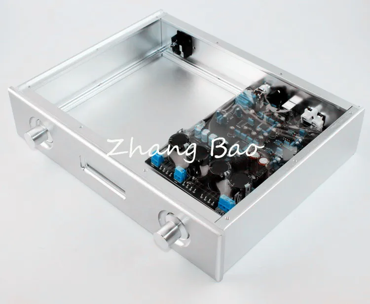 WA48 DACถอดรหัสเสียงแชสซีเชลล์กรณีEnclosureกล่องอลูมิเนียม 250x328x70mm