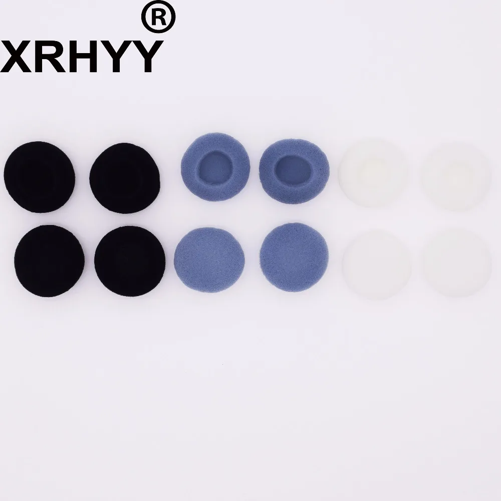 XRHYY 2/5 Pairs Black / White / Black Replacement 35mm Foam Pads Ear Pad Sponge Earpad Foam Cover For Headphones Headset 1.4"