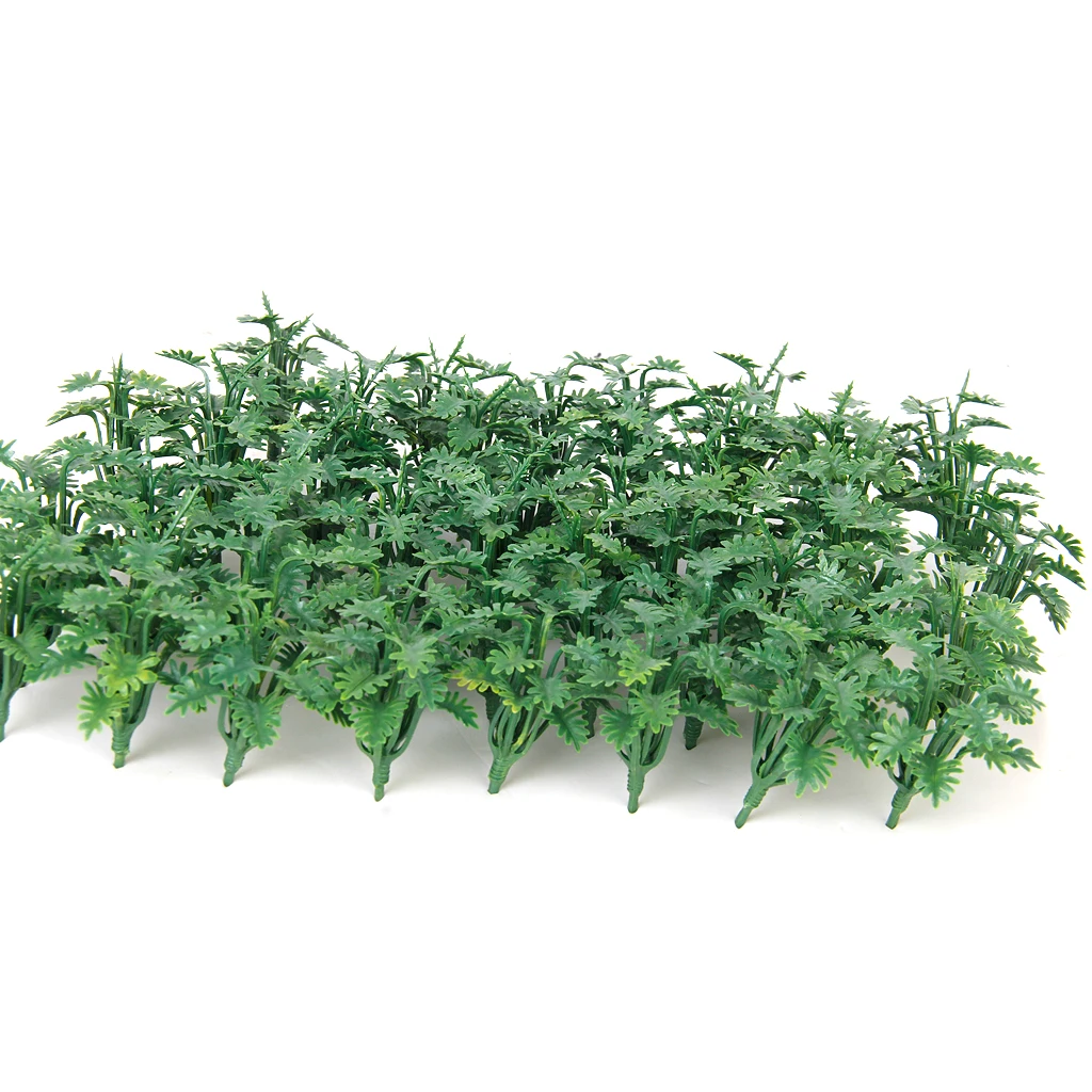 50pcs Trees Model Ground Cover Grass Forest Making Accessories O Scale 1:50 Train Railway Railroad Scenery Diorama or Layout