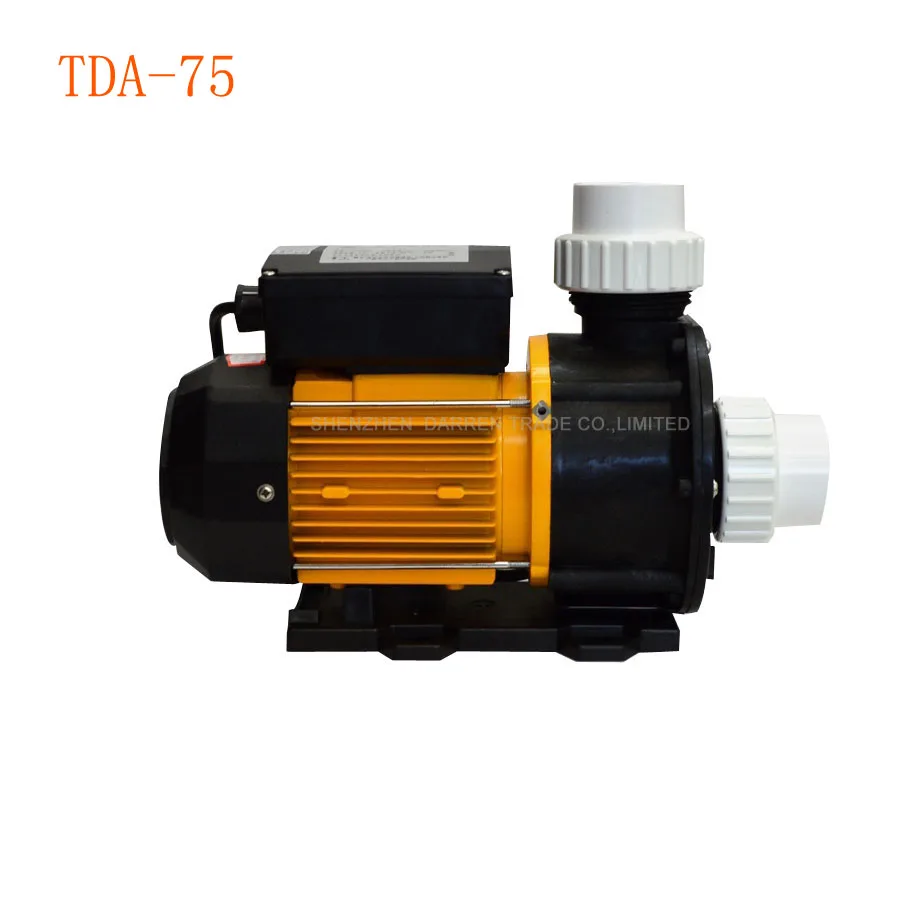 Pompa wodna cyrkulacyjna TDA75 550W 220V PVC50 elektryczny basen Spa wanna pompująca narzędzia do filtracji zaopatrzenie W wodę i rolnictwo