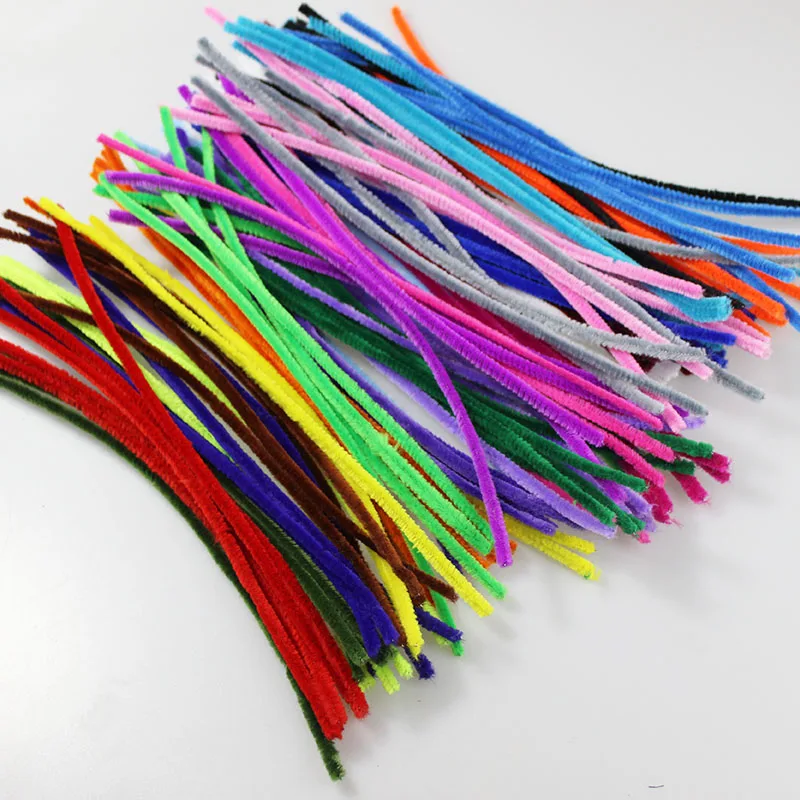 

200pcs/Set Montessori Chenille Stems Colorful Sticks Kids Toy Kindergarten DIY Handcraft Material Creative Kids Educational Toys