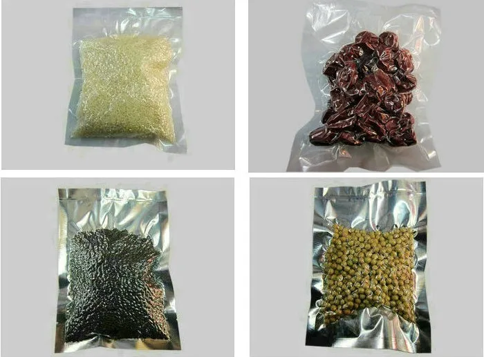 Sacs sous vide en plastique, 20x25CM, pour emballage de stockage des aliments, 100 pièces, sacs sous vide pour conserver les aliments