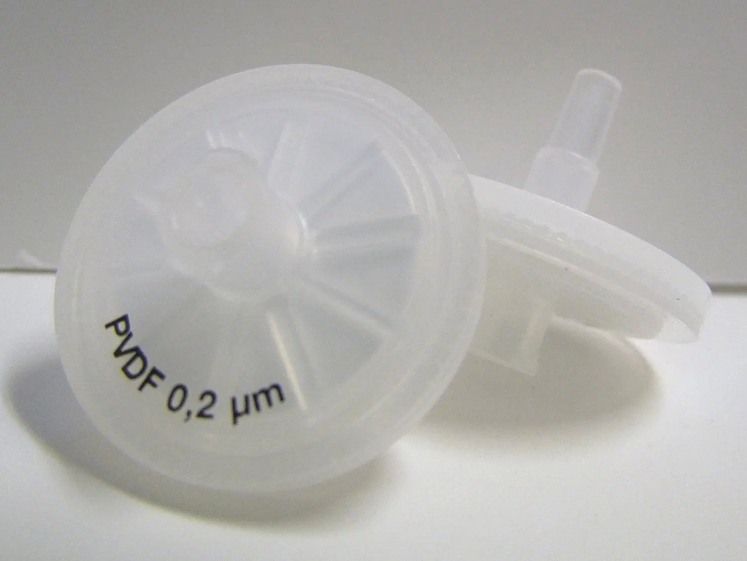 Syringe Filter, PVDF, 25mm diameter, 0.2um 0.22um, hydrophilic filter , 25pcs/pack