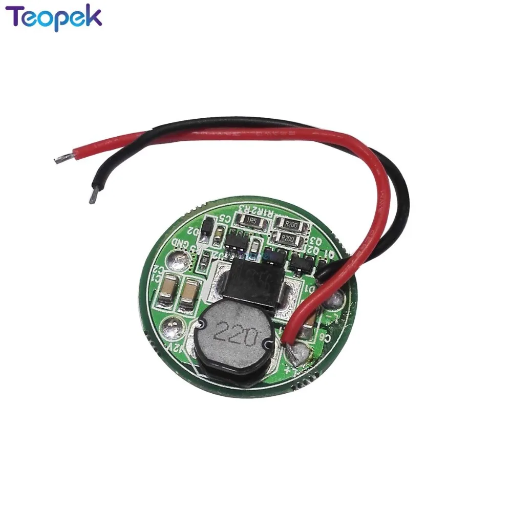 2pcs XHP50 One Mode Led Driver Input DC12V~24V 2-2.5A Lighting Transformers For  XHP-50 Flashlight Torch Led Light