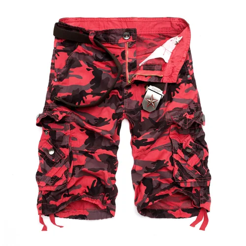 Imagen 2 del producto 2025 nuevo camuflaje pantalones cortos de carga sueltos hombres fresco verano militar Camo pantalones cortos Homme pantalones cortos de carga tácticos Envío Directo