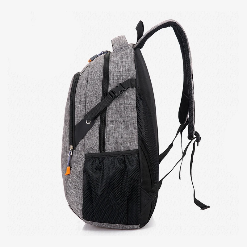 Mochila de poliéster para hombre, bolsa para ordenador portátil, para estudiantes de secundaria y estudiantes universitarios, nueva moda