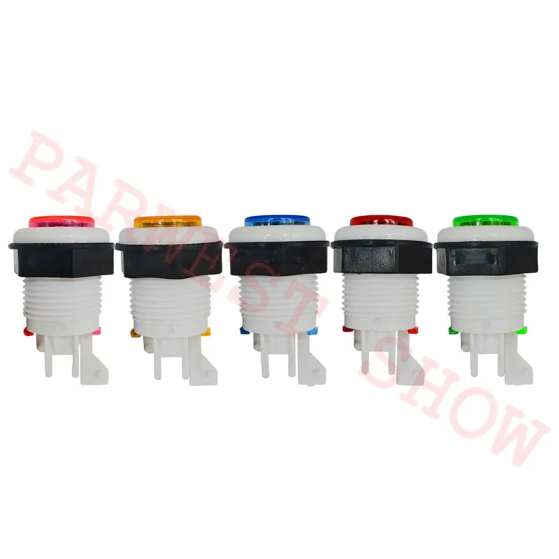 50 pcs 28mm Arcade Push Button HAPP Style short button switch/A4 arcade push buttons for jamma mame Arcade cabinet accessories