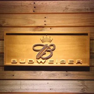 Budweiser King Beer 3D Wooden Signs