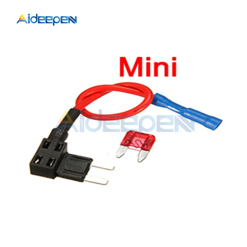12V Cầu Chì Giá Đỡ Thêm-Một Mạch Tập Adapter Micro Mini Chuẩn Ford ATM APM Lưỡi Dao Cầu Chì Tự Động với 10A Lưỡi Dao Xe Cầu Chì Với Giá Đỡ