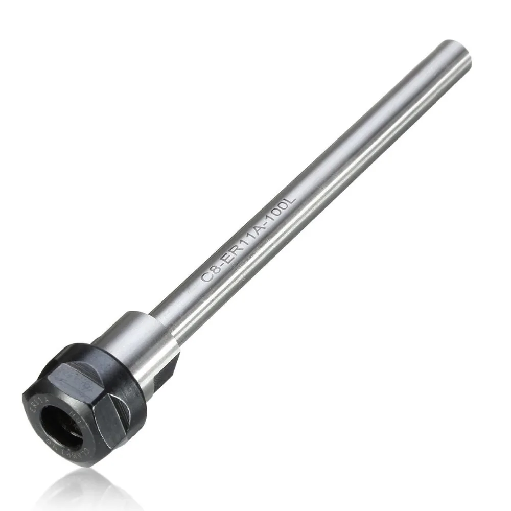 C8 c10 c12 c16 c20 c25 er11 er16 er20 er25 er32 200L adapter deep processing CNC straight shank extension rod arbor collet chuck