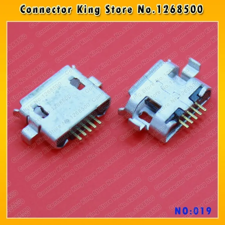 Honghaoran todo cobre toma micro-usb/jack MK5P micrófono 5 P MINIUSB Micro USB hembra 5 pies parche para teléfono móvil, MC-019