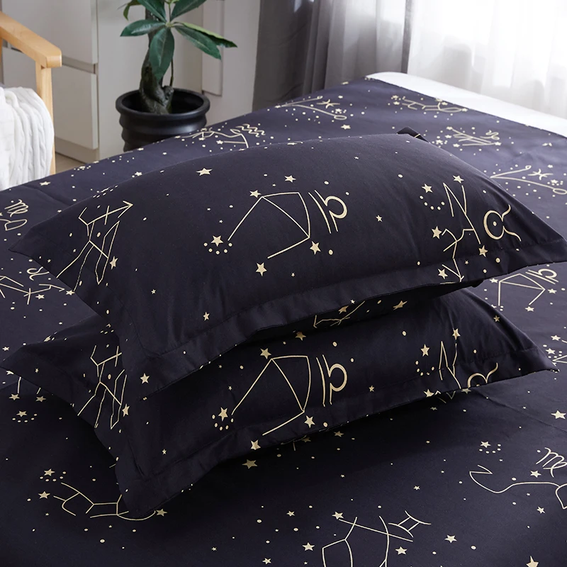 1PC Pillow case 70*70 50*70 50*75  Pillowcase Decorative Pillow Cover Bedding for Hotel Wedding Star