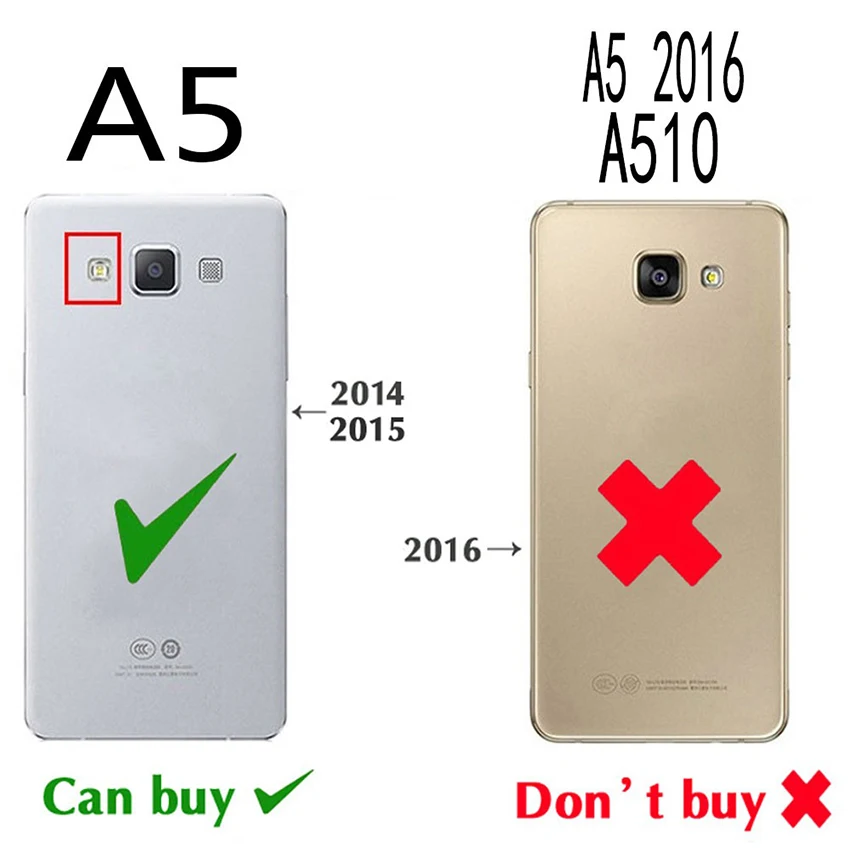 Magnetic Smart Flip Cover Leather Phone Case For Samsung Galaxy A5 2015 A 5 7 A7 A52015 SM A500 A500F A700 A700F SM-A500F View