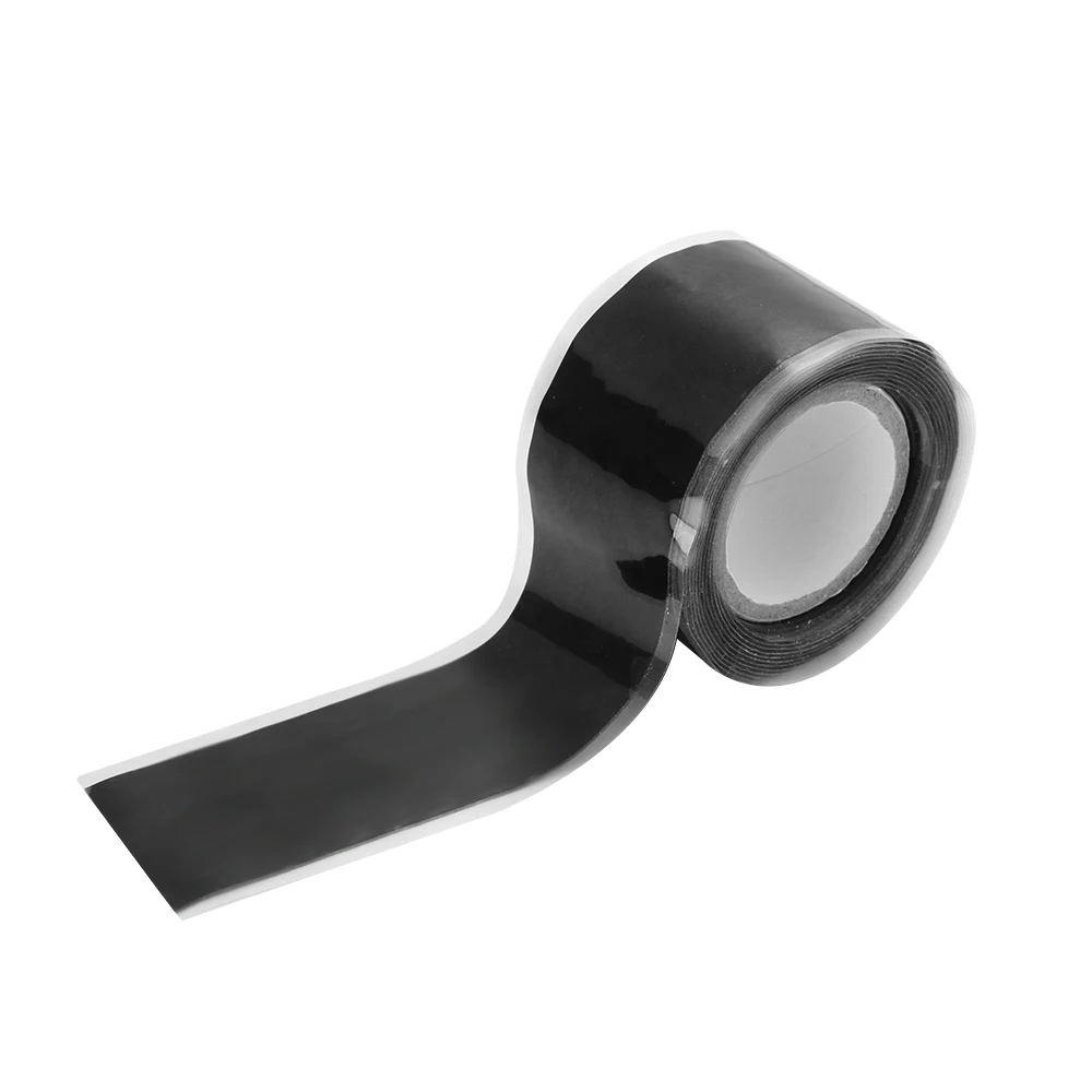 1Pc Multi-purpose Self-adhesive Strong Black Rubber Silicone Repair Waterproof Bonding Tape Rescue Self Fusing Wire