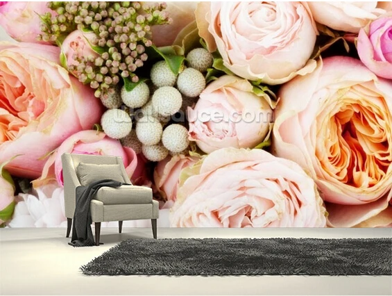 Custom floral wallpaper,Romantic bouquet of roses,3D modern photo for living room bedroom kitchen restaurant wall wallpaper