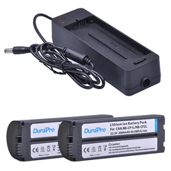 DuraPro-Batería de NB-CP2L de 2000mAh, cargador para impresoras Canon NB-CP2LH, CP2L, SELPHY, CP100, CP200, CP300, CP400, CP510, CP1500