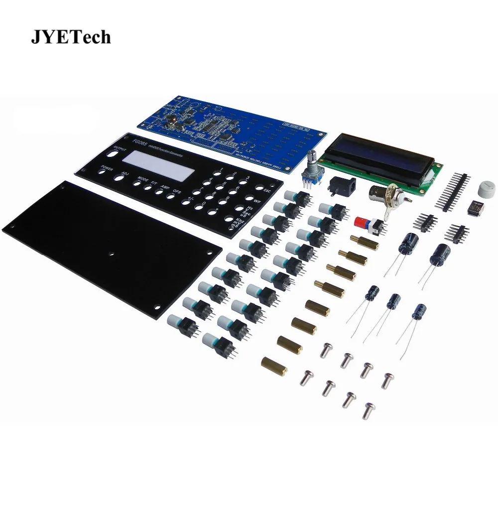 

JYETech miniDDS Function Genearator, DIY Kit with All SMD Components Pre-soldered Power Adapter NOT Included w/ Panel