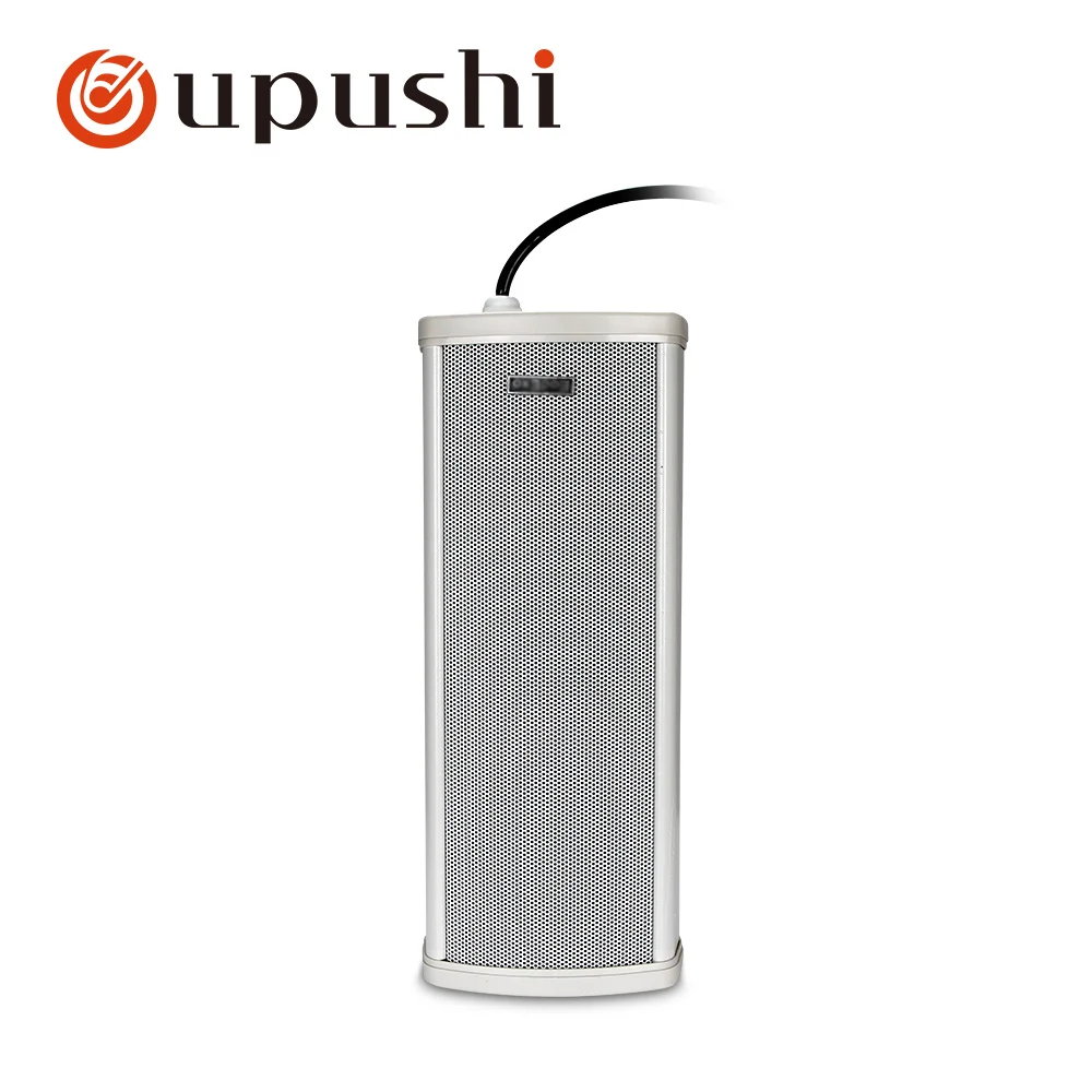 Oupushi waterproof outdoor speakers 4 inch wall mount speakers public address system 20W column speakers Pa patio loudspeakers