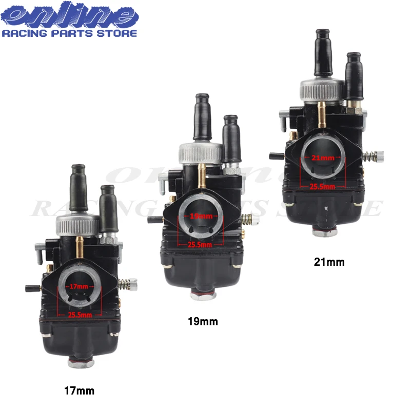 17mm 19mm 21mm Racing Carburetor Carb For Dellorto PHBG DIO JOG 50cc 90cc BWS100 For Puch Yamaha Zuma Scooter Motorcycle