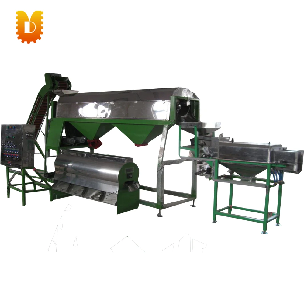 Linha de produção de descascar caju