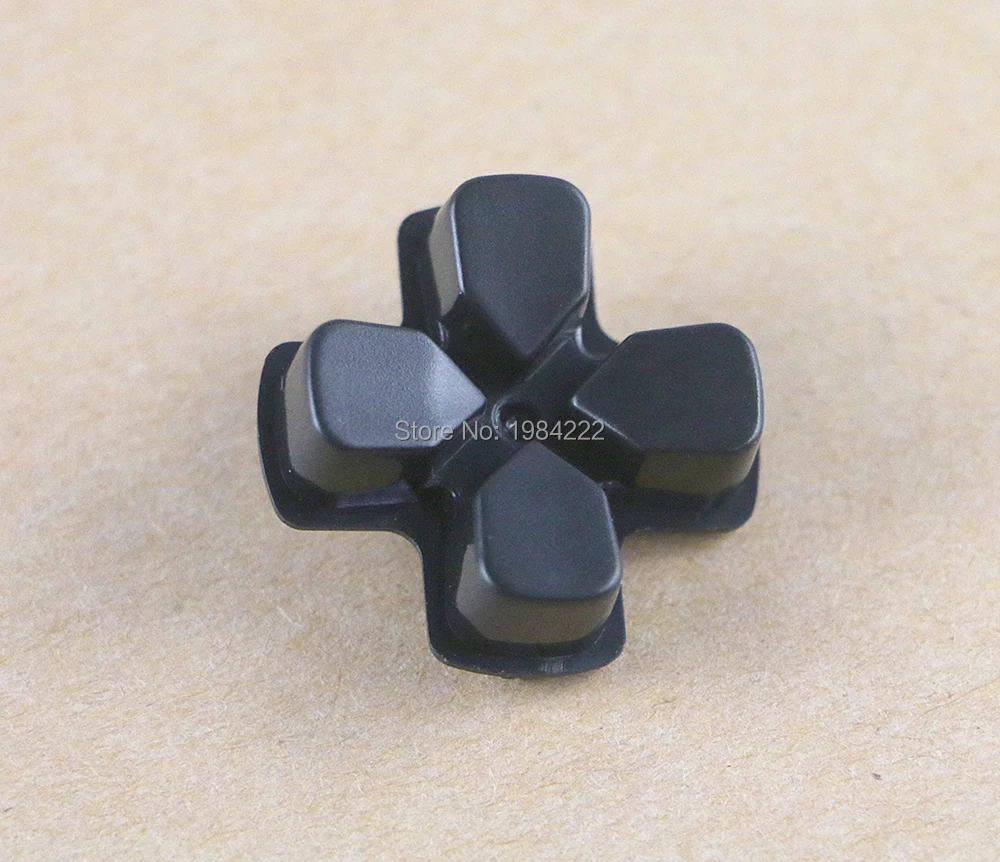 OCGAME Controller ABXY tombol hitam d-pad untuk pengontrol Sony PS4