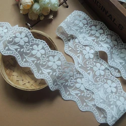 hand-made DIY cotton  lace garment accessories Transform clothes Exquisite White Lace Embroidery Ribbon 5cm