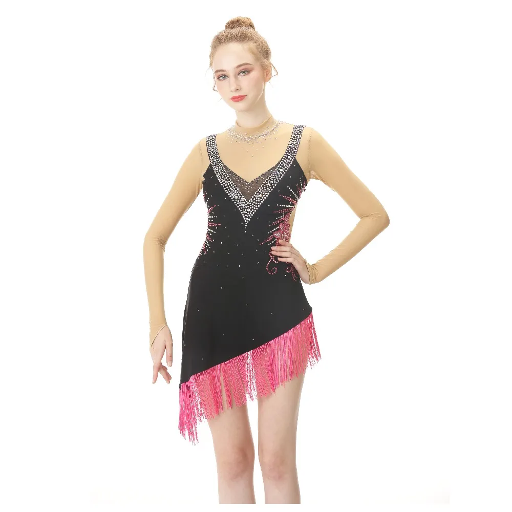 BHZW Custom Figure Skating Dress Graceful New Brand Figure Skating Dress For Competition