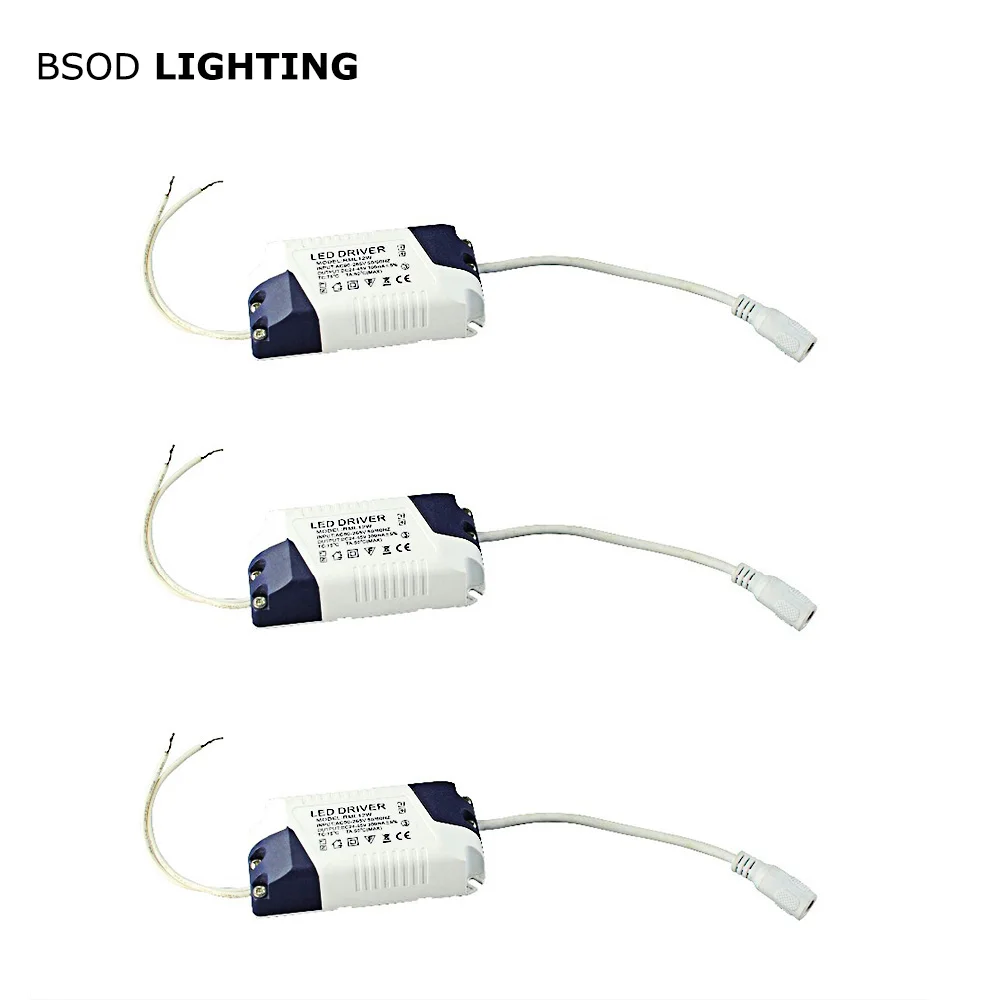 BSOD 12W 300mA LED Driver AC85-265V DC24-48V  for LED Strip Light Lamp Power Supply Electronic Lighting for Transformer