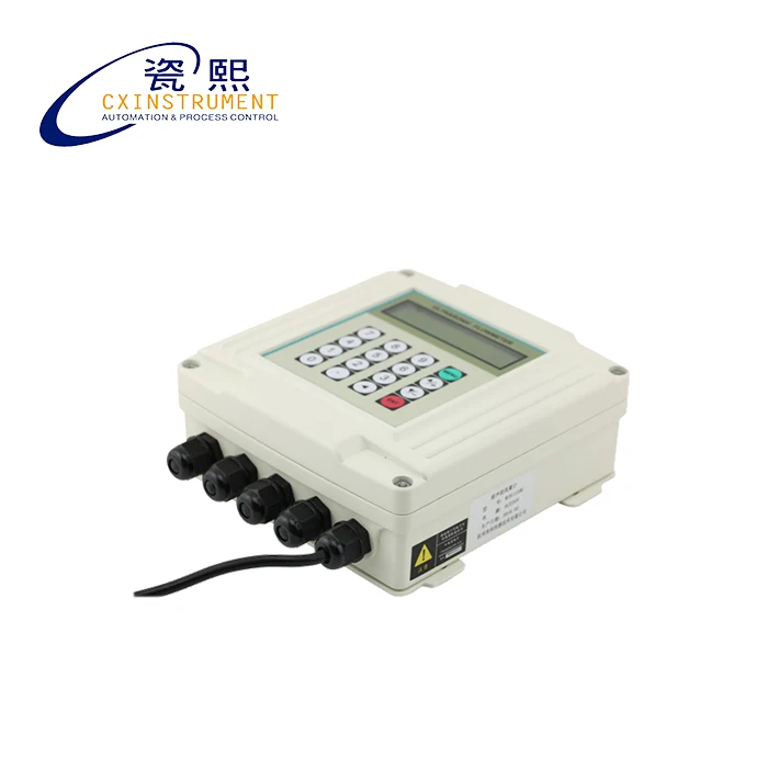 Medidor de flujo de líquido ultrasónico con DN15 ~ DN100 diámetro RS485 Comunicación y 1% precisión medidor de flujo ultrasónico de agua