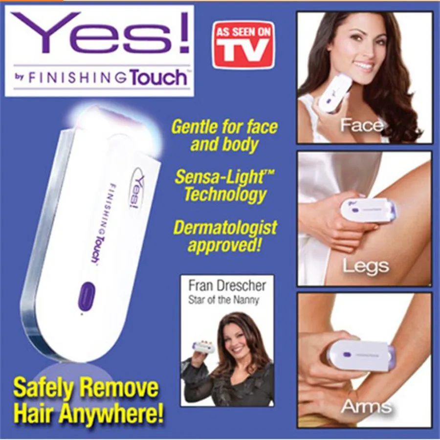 Safe Painless Laser Depilação, Touching Lady Hair Remover, Instantâneo e Sem Dor, Depilador Corporal e Massagem, Novo