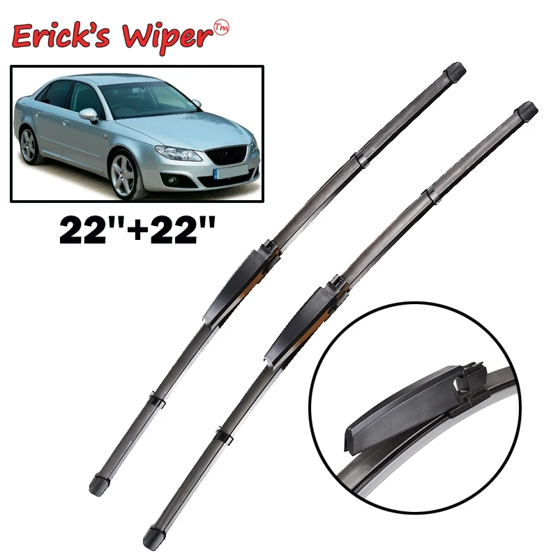 Erick\'s Wiper LHD Front Wiper Blades For Seat Exeo / ST 2008 - 2013 Windshield Windscreen Clean Window Car Rain Brushes 22\