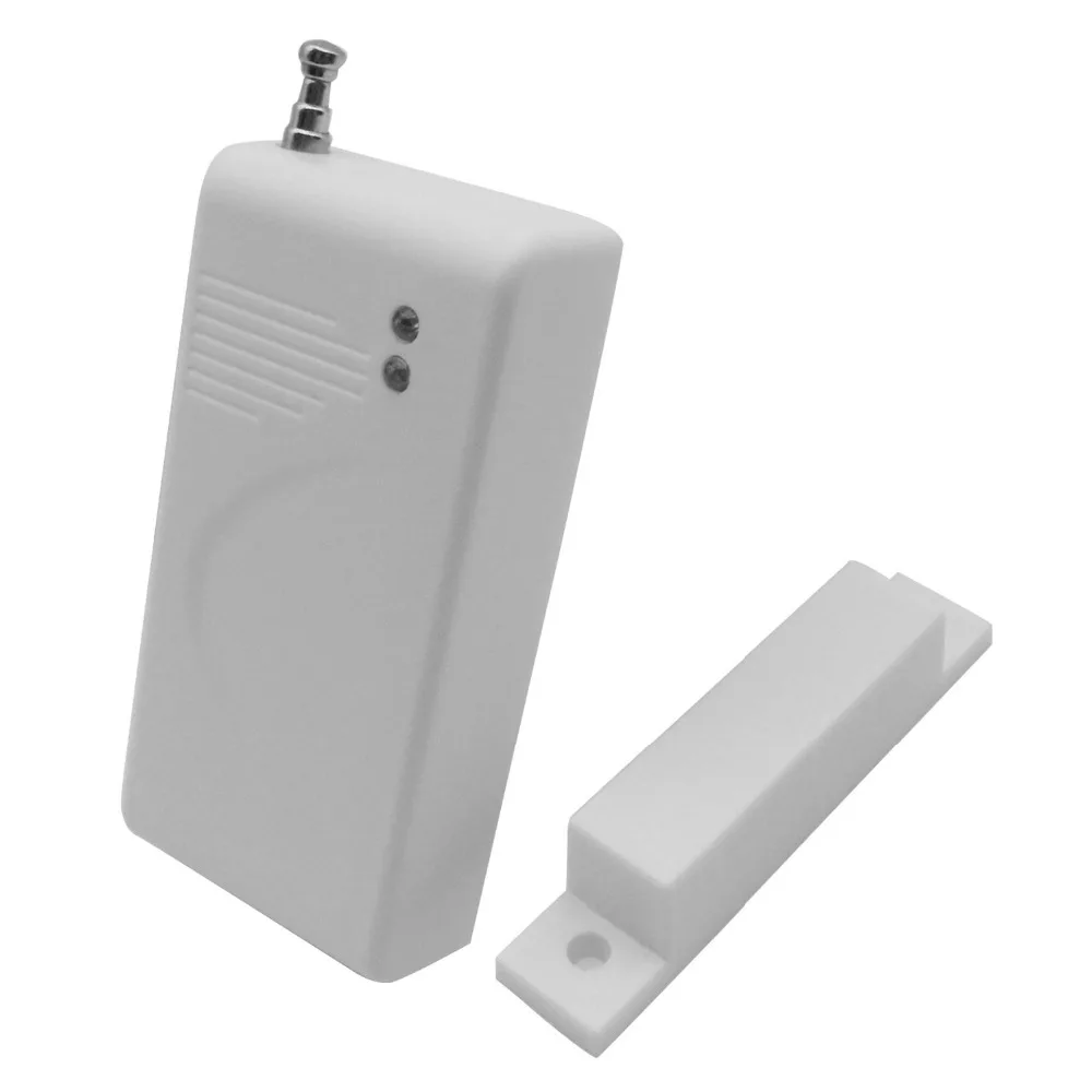 

(5 PCS) 433MHz gsm Wireless Door Sensor wireless Window Entry door Detector Magnetic Contact For Home Alarm System Free Shipping