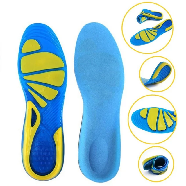 

Silicon Gel Insoles Foot Care for Plantar Fasciitis Heel Spur Running Sport Insoles Shock Absorption Pads arch orthopedic insole